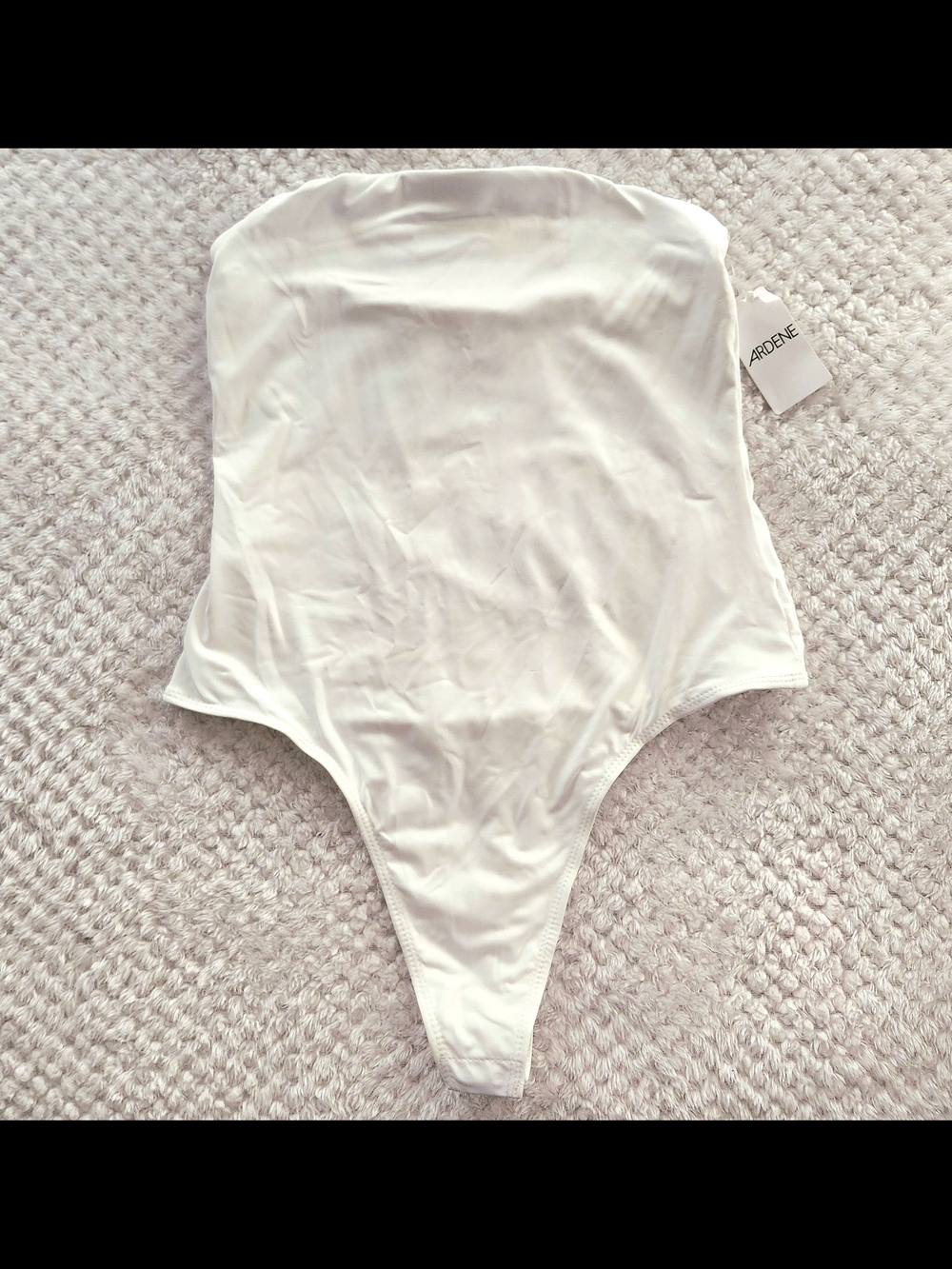 Ardene White Strapless Bodysuit